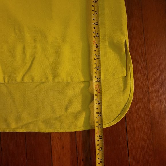 Neon Yellow Green Tunic - French Connection sz XS -Small - Picture 5 of 9
